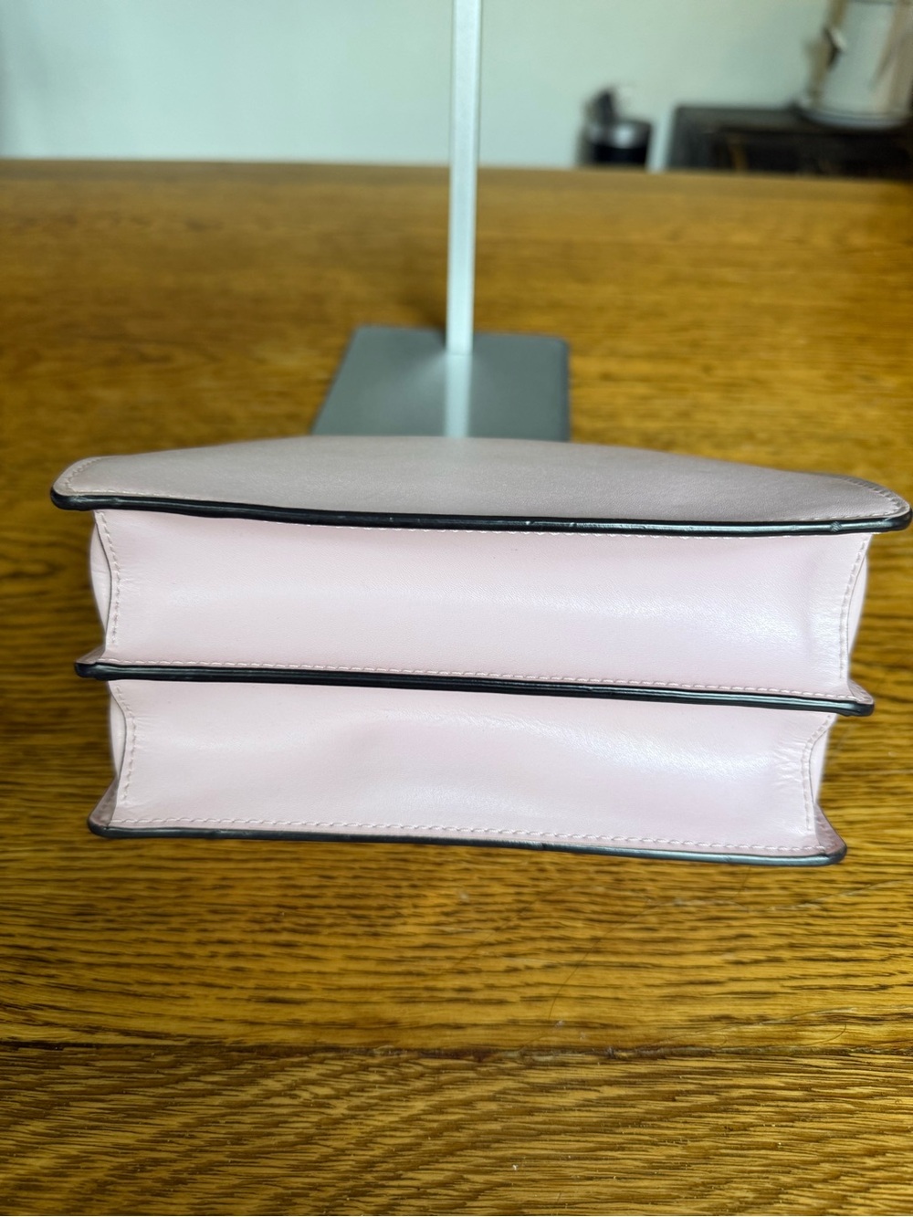 Fendi Pastel Pink Leather Crossbody with Embellished Logo - Picture 5 of 12